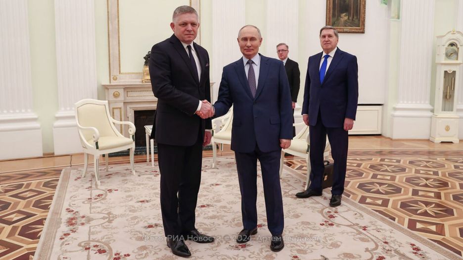 Fico i Putin na Kremlu 