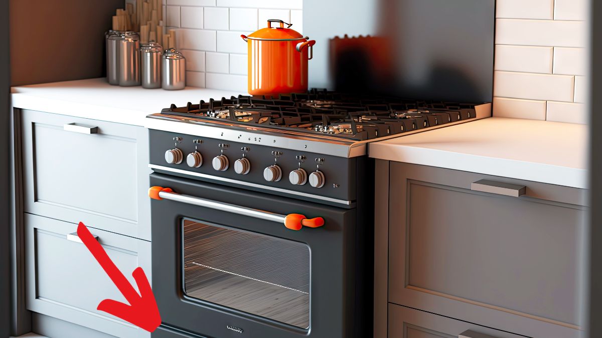 Piekarnik ma szufladę na dole. Źle z niej korzystamy.