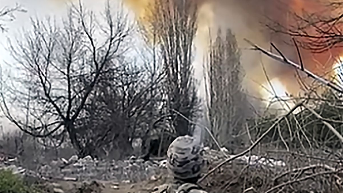 Nad Siewierodonieckiem zawisła chmura kwasu azotowego