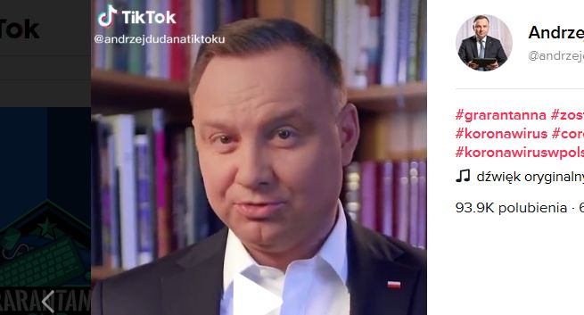 Andrzej Duda na TikToku. "Spin doktorzy władzy znów dwa kroki przed konkurencją"