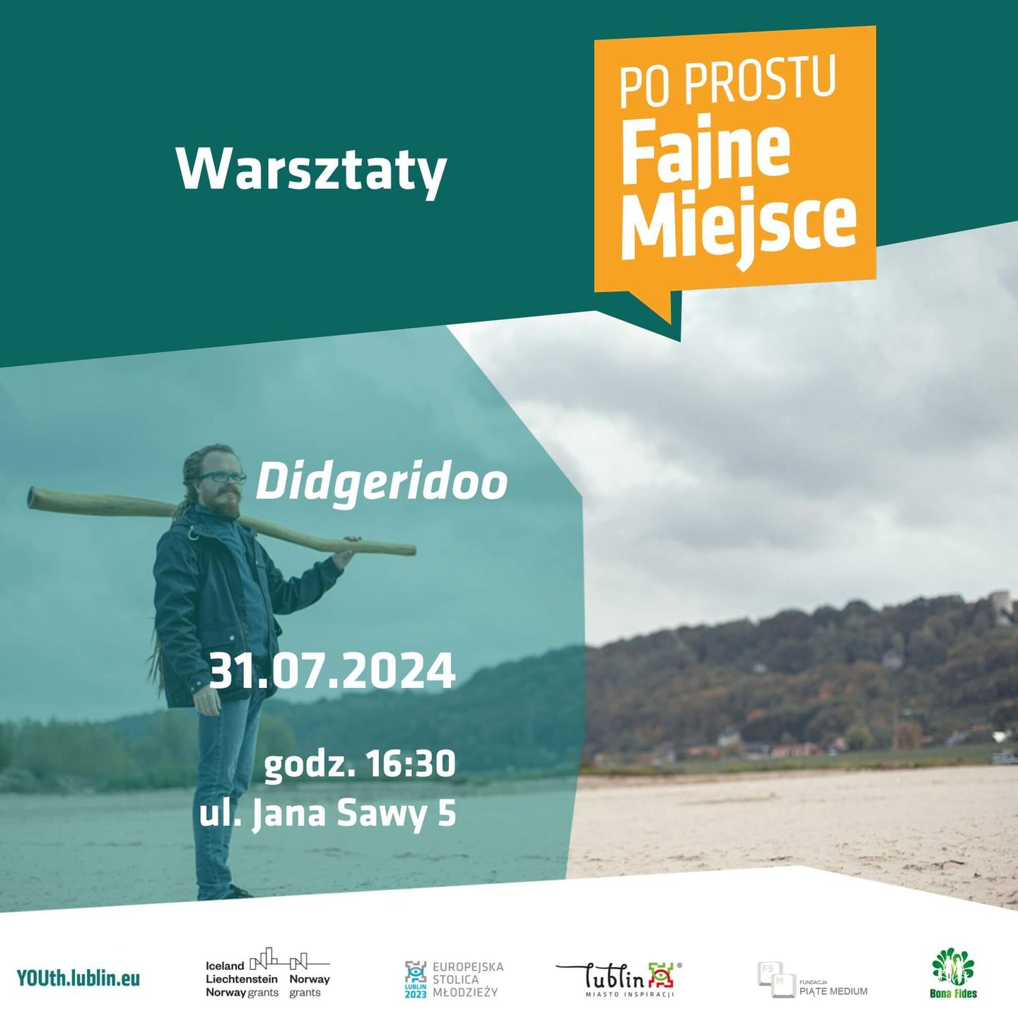 Plakat Didgeridoo Warsztaty