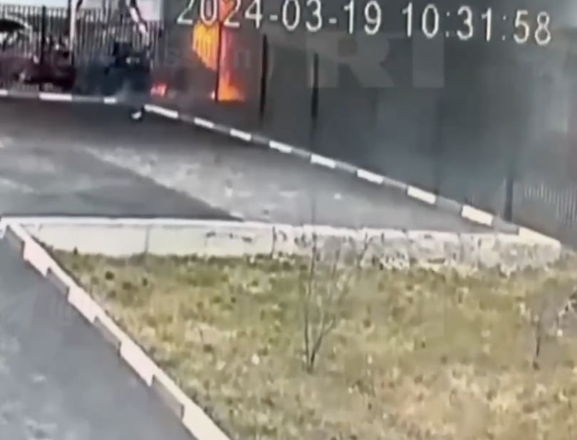 We wtorek fragment pocisku uderzył w pobliżu szkoły w Razumnach