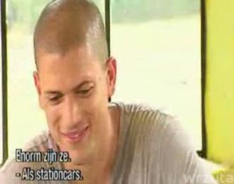 Wentworth Miller - gorący i spocony