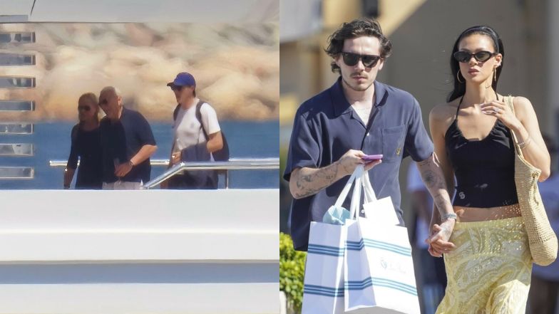 Brooklyn Beckham w Saint-Tropez z żoną i teściami