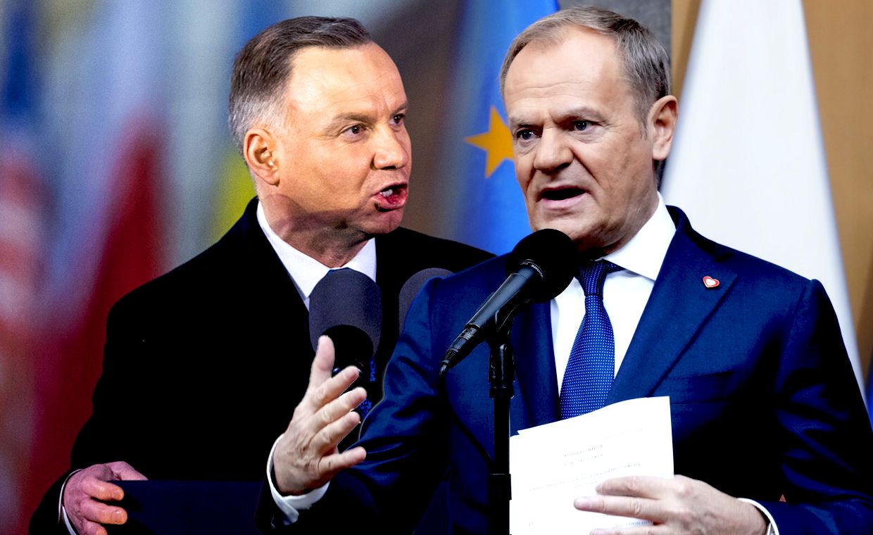 Andrzej Duda i Donald Tusk