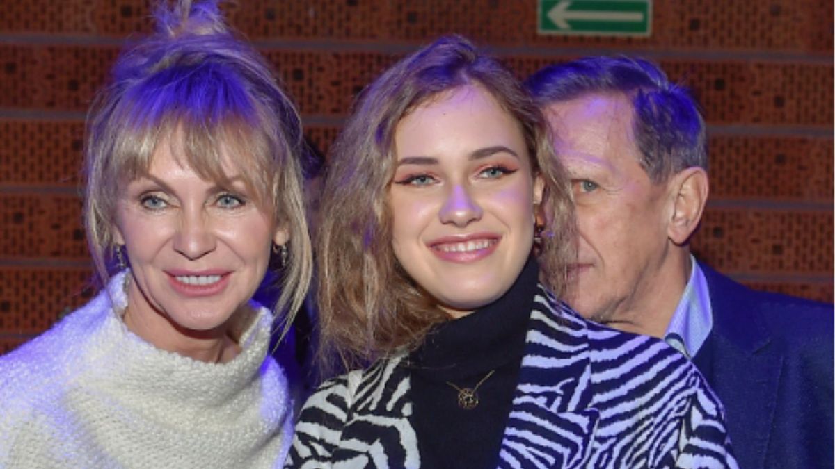 Helena Englert z rodzicami