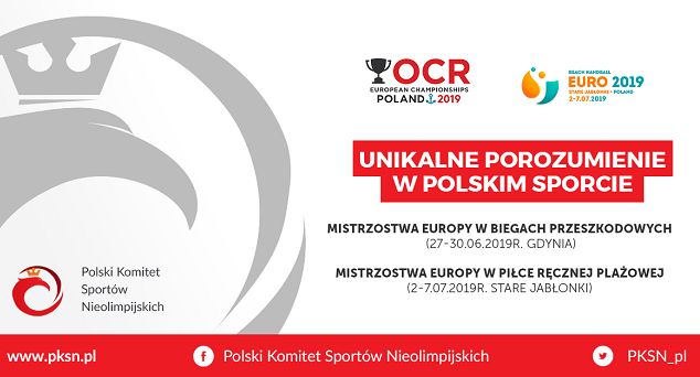 Dwie imprezy sportowe o randze Mistrzostw Europy będą się nawzajem promować