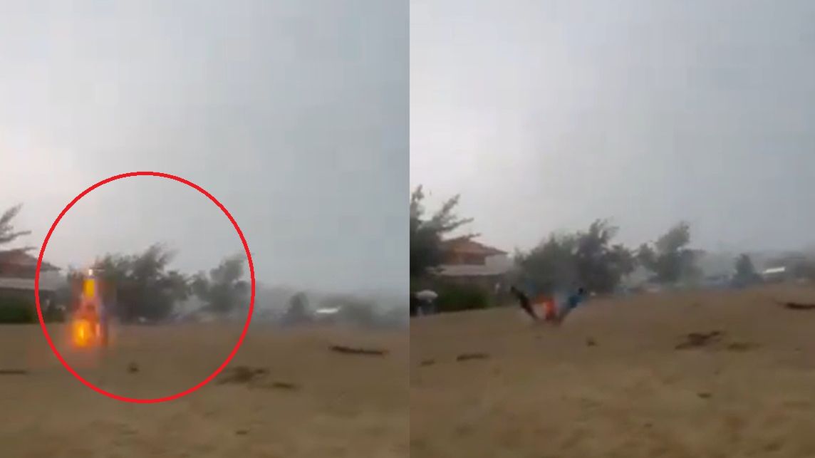 Przerażające nagranie pojawiło się w serwisie X (dawniej Twitter)