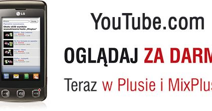 YouTube w Plusie nadal za free