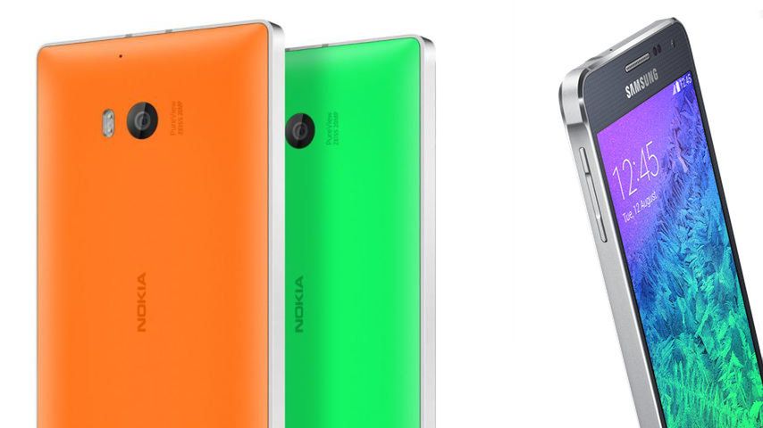 Lumia 930 i Galaxy Alpha