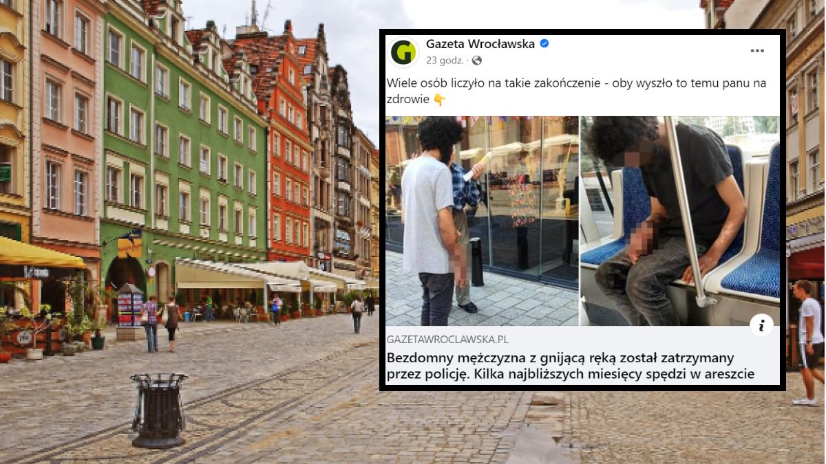 Mężczyzna terroryzował mieszkańców Wrocławia