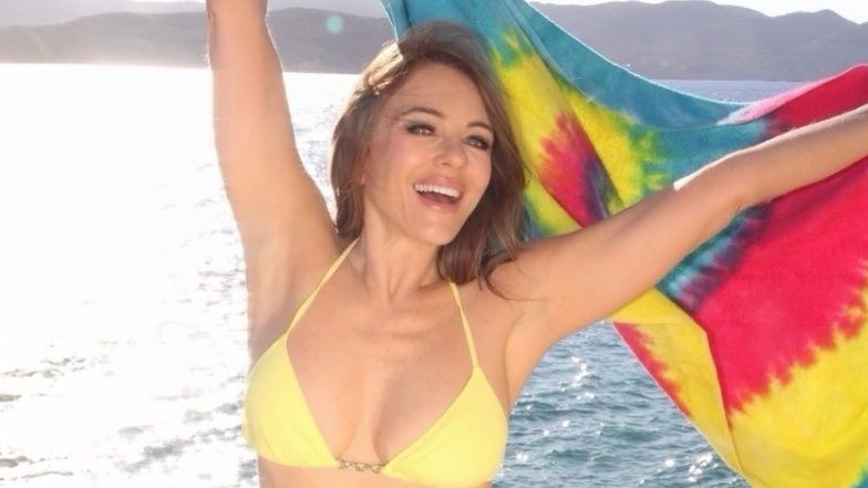 Elizabeth Hurley świętuje 61. urodziny w bikini. "Kocham swoje życie" (FOTO)