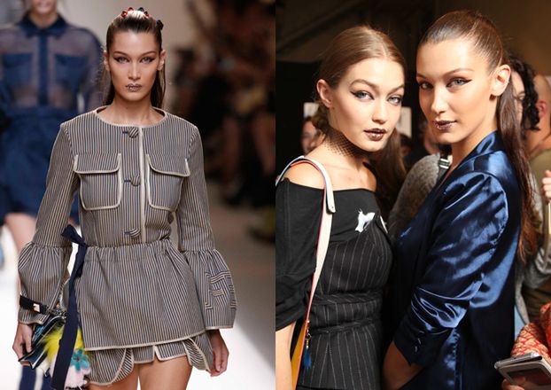 Gigi i Bella Hadid na pokazie Fendi!