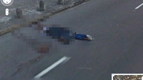 Ludzkie zwłoki na zdjęciach w Google Maps 1