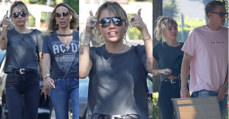 Miley Cyrus zabrała Cody’ego Simpsona i mamę na WSPÓLNE ŚNIADANIE (ZDJĘCIA)