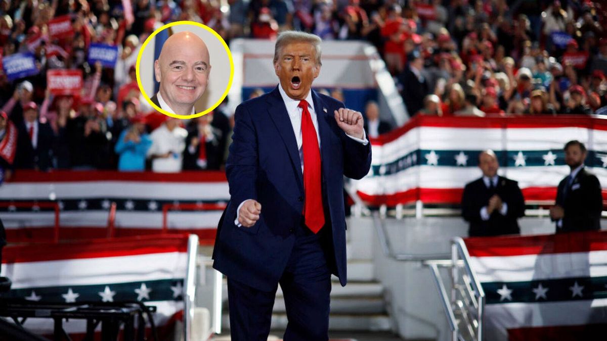 Getty Images / Chip Somodevilla / Leonardo Fernandez / Donald Trump / Gianni Infantino