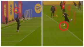 Szczęsny ośmieszony na treningu Barcelony