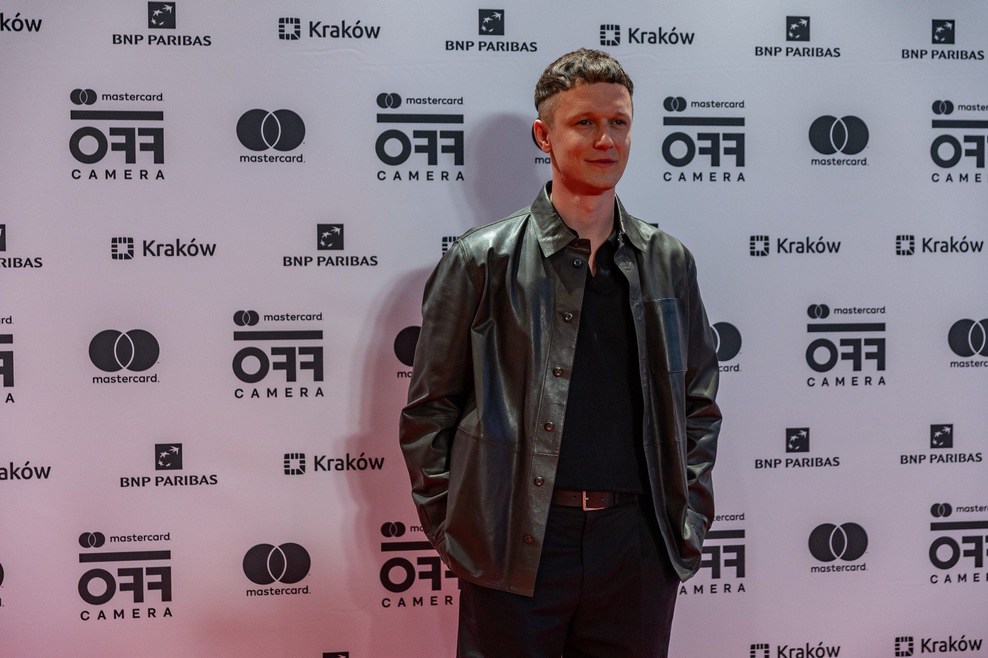 Filip Pławiak podczasz Gali Finałowej Off Camera 2024 w Krakowie 