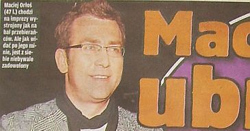 Maciej Orłoś wygląda jak kosmita!
