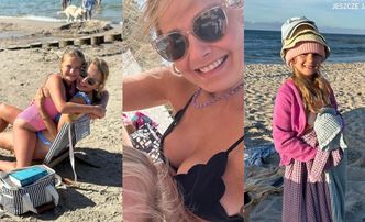 Małgorzata Socha chwali się urlopem w Chałupach. Fani dostrzegli podobieństwo matki i córki: "Jak dwie krople wody" (ZDJĘCIA)