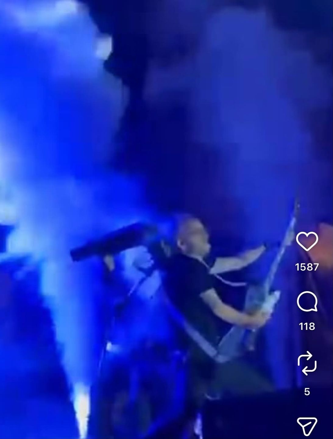 Małgorzata Ostrowska upada na scenie