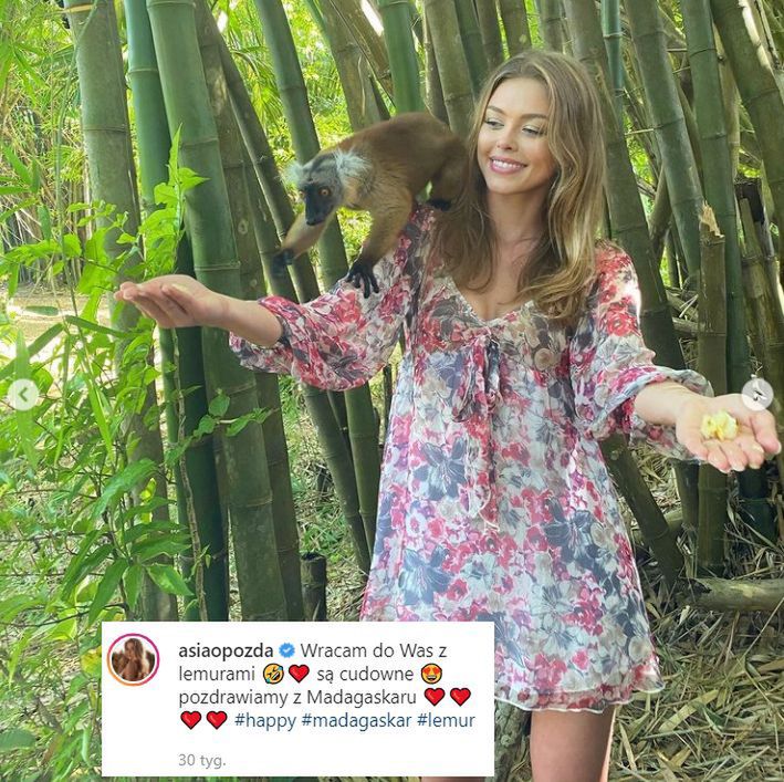 Joanna Opozda odpoczywała na Madagaskarze