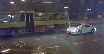 "Mięśniak" w Porsche Dody