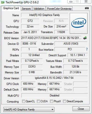 Asus U44SG - 14-calowy kompakt [test] 15