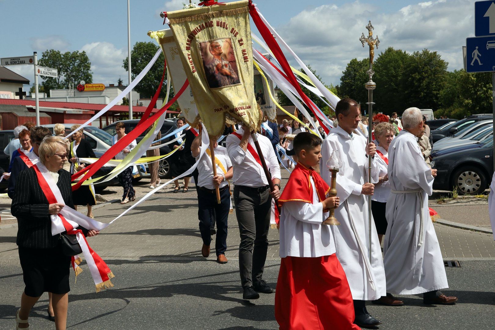 Procesja Bożego Ciała na osiedlu Strzemięcin w Grudziądzu