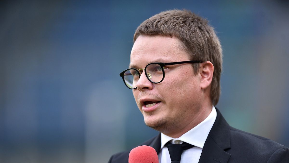 Jarosław Królewski w czasie wywiadu