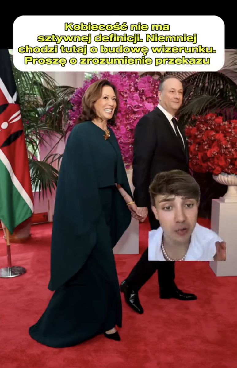 Tiktoker ocenił styl Kamali Harris
