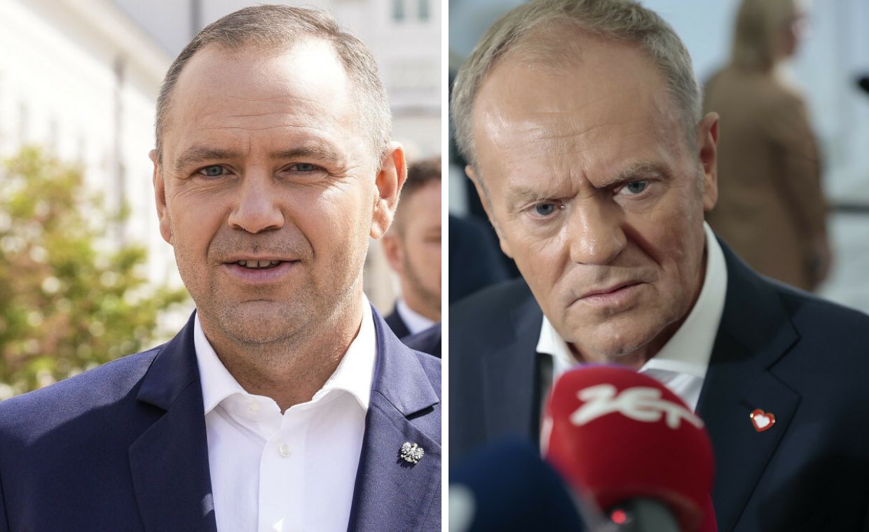Nawrocki chce odebrać Zełenskiemu Order. Tusk o "fatalnym błędzie"