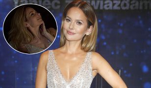 Położyła się w łóżku w olśniewającej kreacji. Fani oniemieli