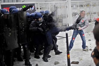 Protesty w Paryżu przeciw bezrobociu, starcia z policją