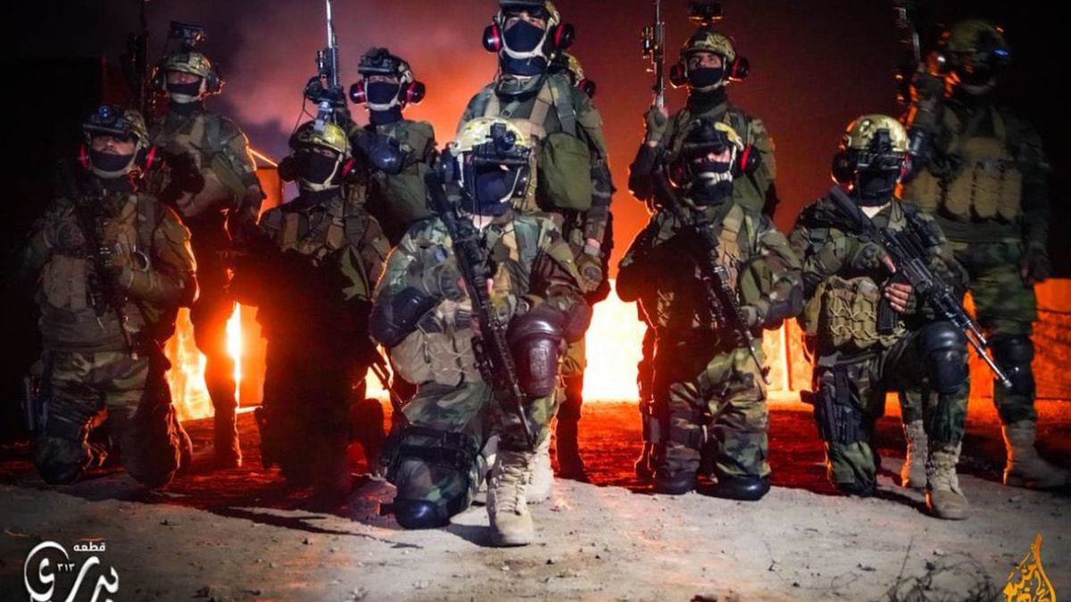 Jednostka Badri 313 prezentuje amerykański sprzęt