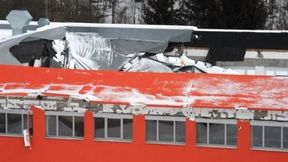 #dziejesiewsporcie: zawalił się dach hali. Widać uciekających zawodników