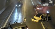 170 km/h przez tunel. Auta zderzały się jak domino