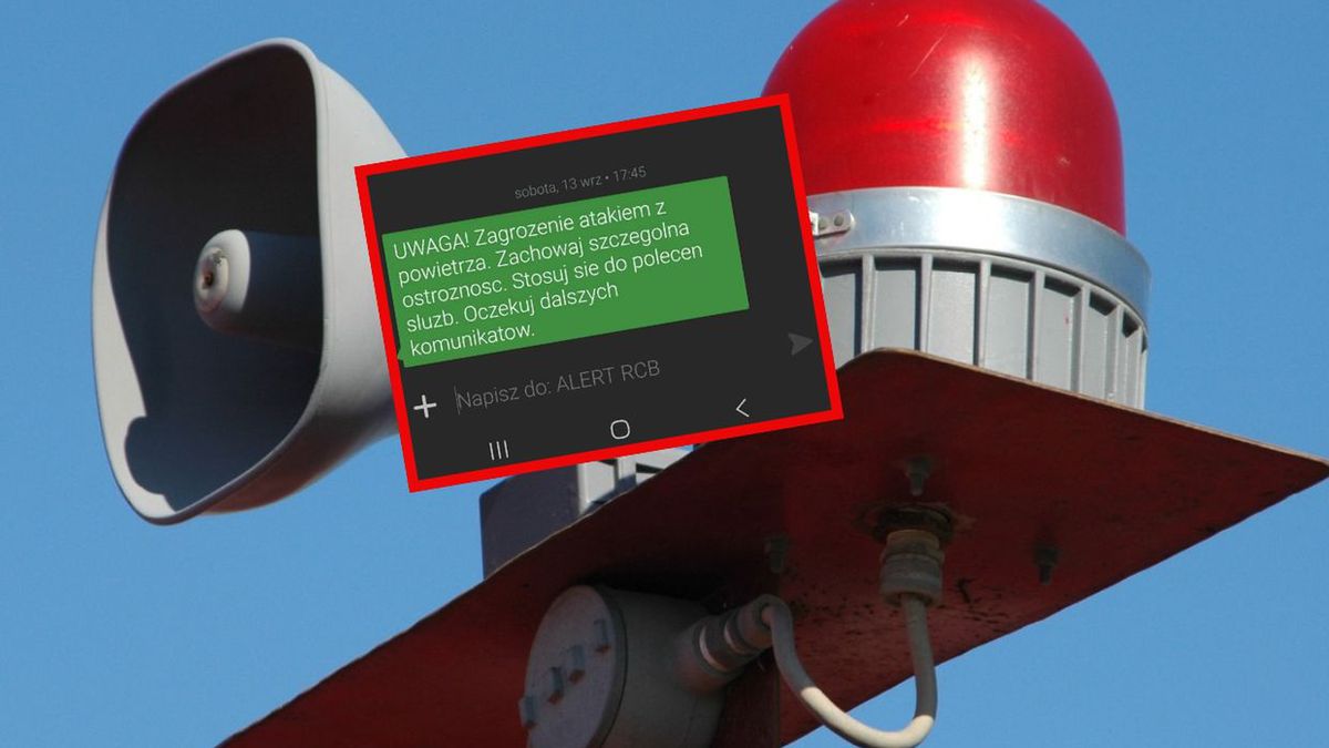 Mieszkańcy części woj. lubelskiego otrzymali alert RCB
