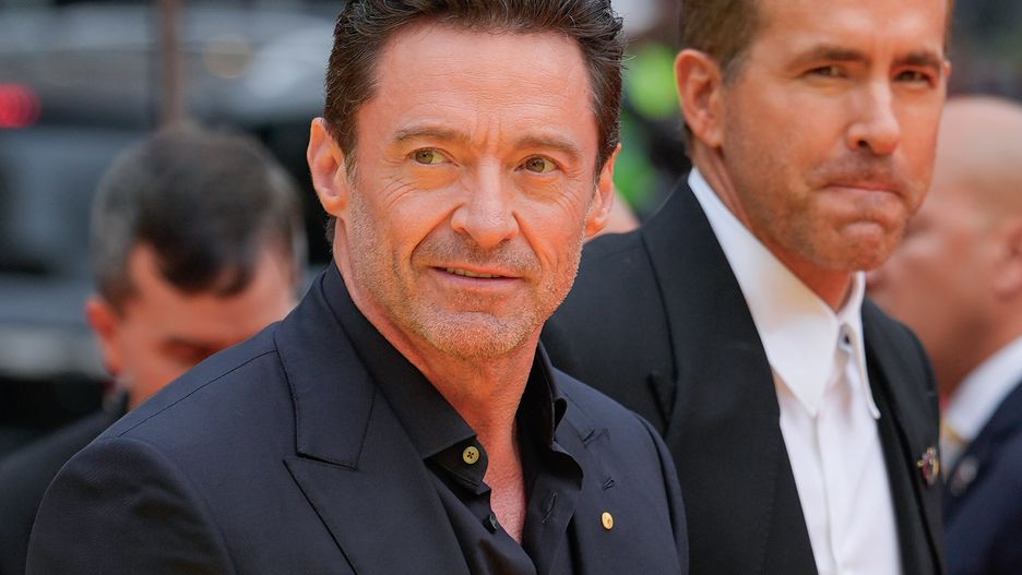 Celebrity Sightings In New York City - July 22, 2024NEW YORK, NEW YORK - JULY 22: Hugh Jackman and Ryan Reynolds arrive at the world premiere of "Deadpool & Wolverine" on July 22, 2024 in New York City. (Photo by Gotham/GC Images)Gotham