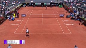 Koncertowa gra Igi Świątek. Nie dała żadnych szans Sabalence [SKRÓT]