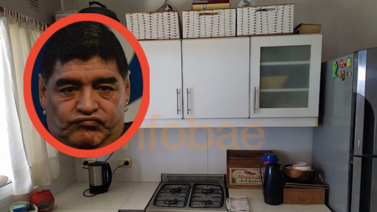 Zdjęcie okładkowe artykułu: Twitter / To kuchnia w domu, który wynajmował Diego Maradona. Fot. Twitter