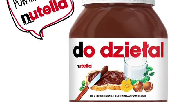 „Powiedz to z Nutellą” - napisy do wyboru na etykietach znów promują Nutellę (wideo)