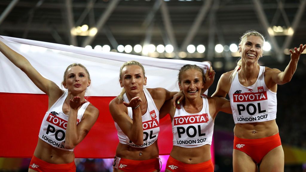 Zdjęcie okładkowe artykułu: Getty Images /  / Na zdjęciu: polskie specjalistki w sztafecie 4x400 m