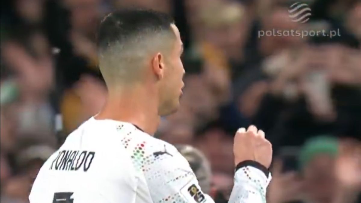 Twitter / Polsat Sport / Tak Ronaldo zachował się po czerwonej kartce