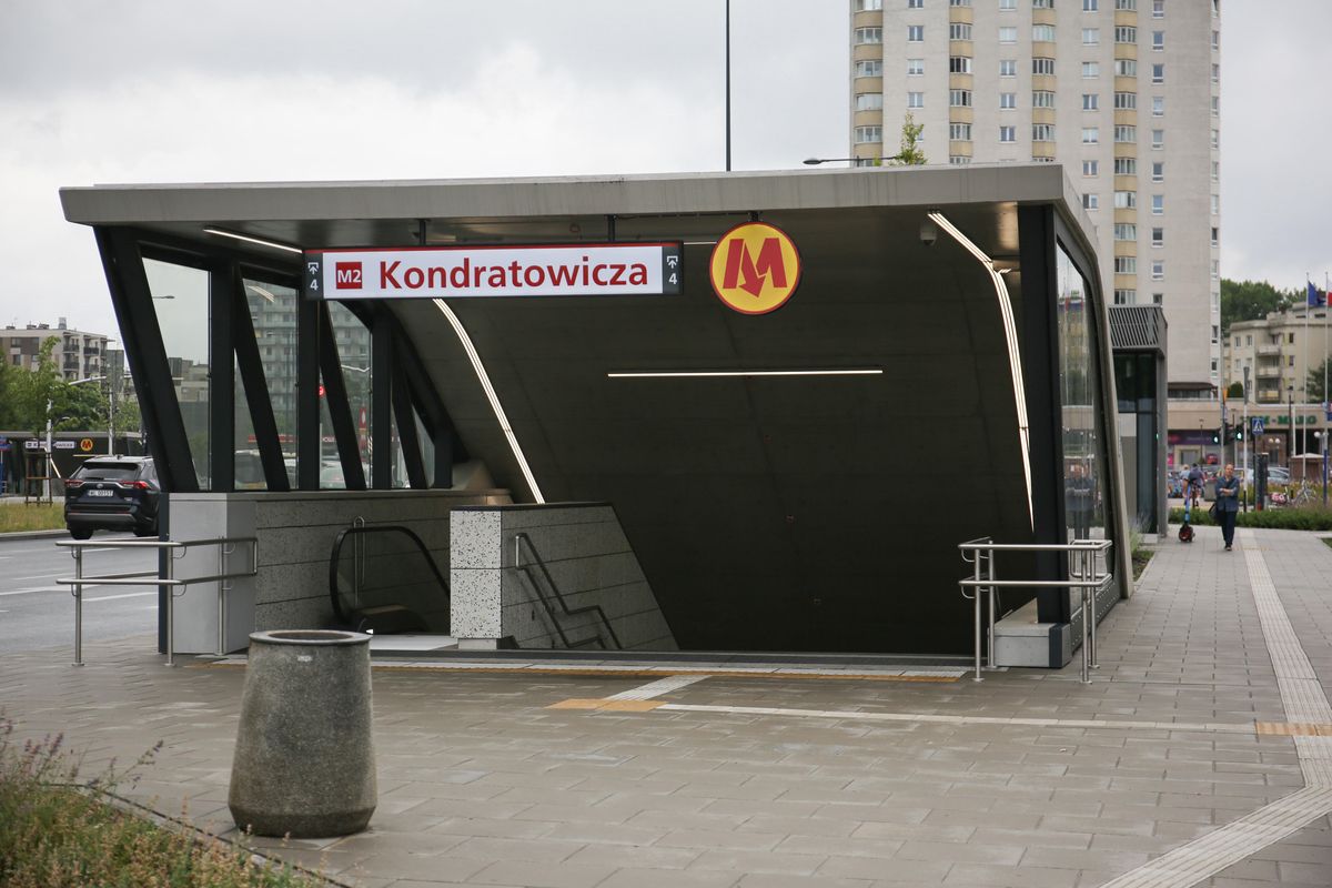 Stacja metra Kondratowicza na warszawskim Targówku