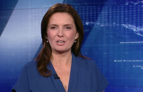 Monika Andrzejczak prowadzącą „Panoramy”