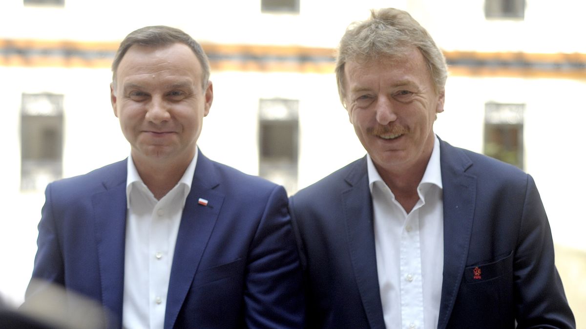 Newspix / Lukasz Delmanowicz / Na zdjęciu: Andrzej Duda i Zbigniew Boniek