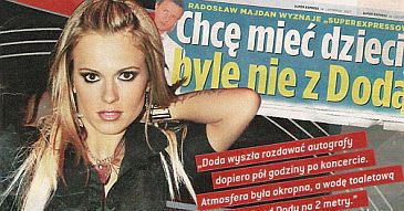 Jesteśmy wrogami Dody - według "Bravo"!
