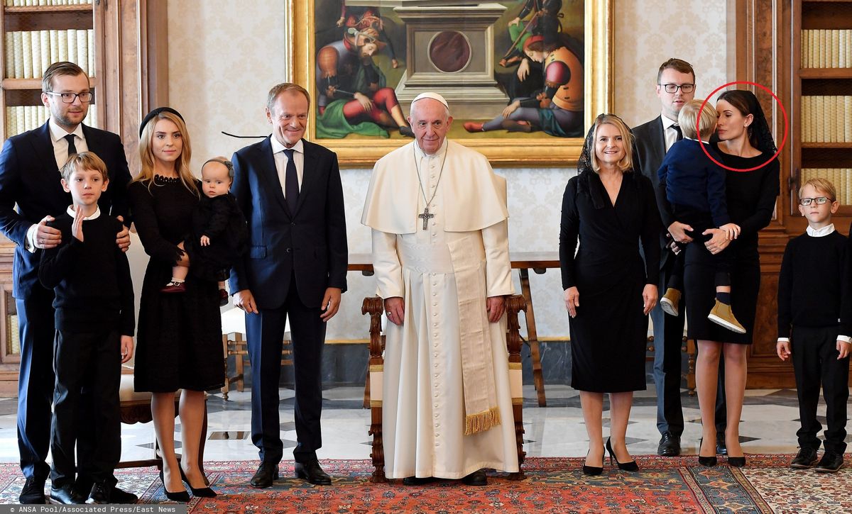 Donald Tusk z rodziną u papieża Franciszka. Kim jest żona Michała Tuska?
