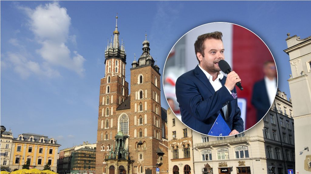 Rafał Bochenek o hymnie WOŚP z wieży Kościoła Mariackiego.